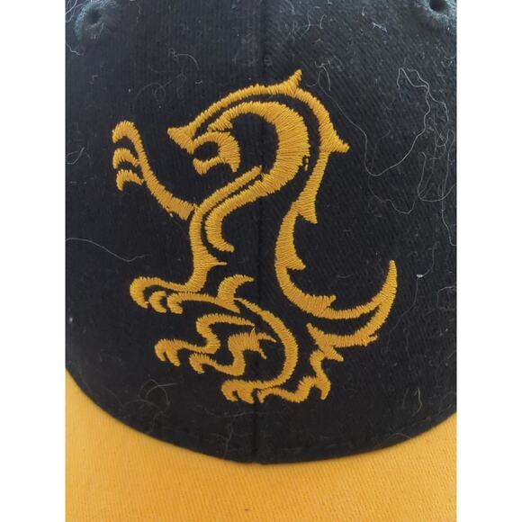 Harry Potter Hufflepuff Adult Cap Hook and Loop Embroidered Mascot One Size - Picture 8 of 8